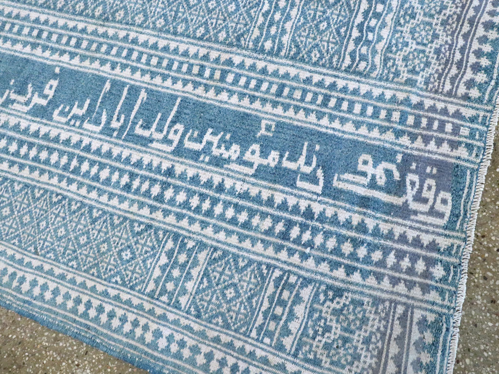 Vintage Persian Flatweave Room Size Carpet, No.28744 - Gsblank