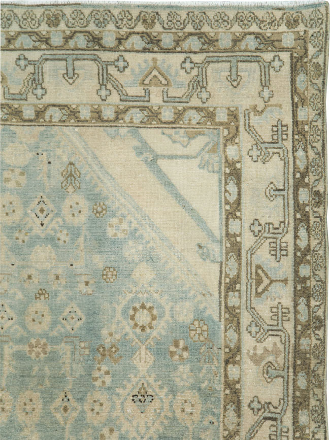 Vintage Persian Malayer Accent Carpet, No.28746 - Gsblank