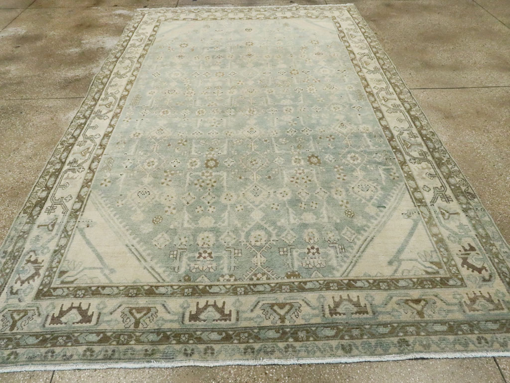 Vintage Persian Malayer Accent Carpet, No.28746 - Gsblank