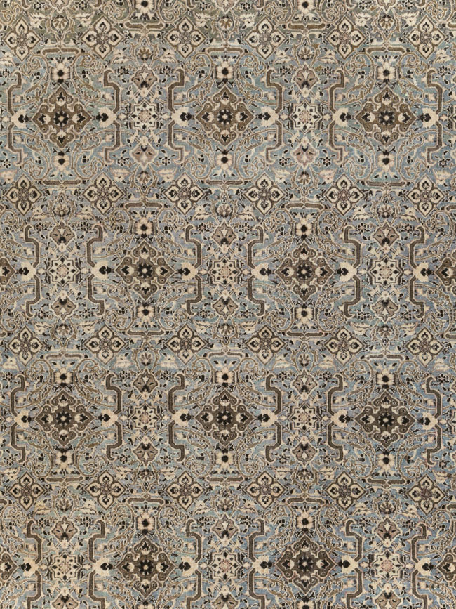 Antique Persian Mashad Room Size Carpet, No.28748 - Gsblank