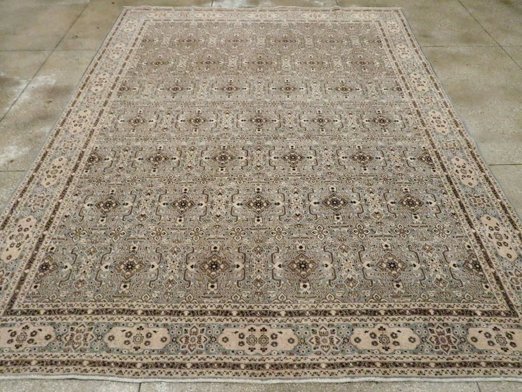 Antique Persian Mashad Room Size Carpet, No.28748 - Gsblank