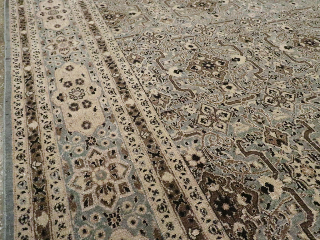 Antique Persian Mashad Room Size Carpet, No.28748 - Gsblank