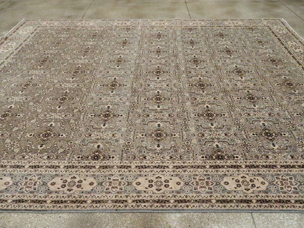 Antique Persian Mashad Room Size Carpet, No.28748 - Gsblank