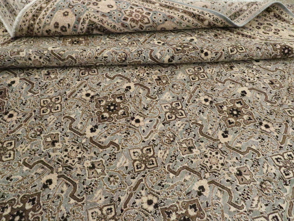 Antique Persian Mashad Room Size Carpet, No.28748 - Gsblank