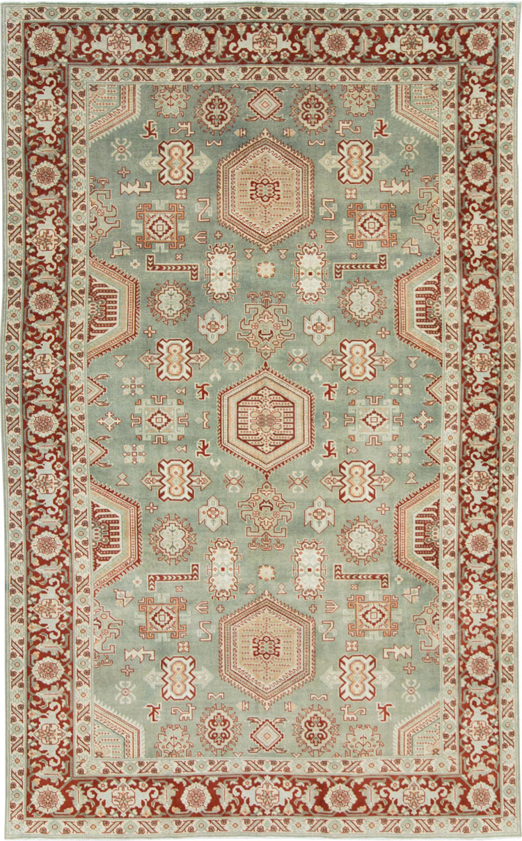 Vintage Persian Tabriz Carpet, No.28749 - Gsblank