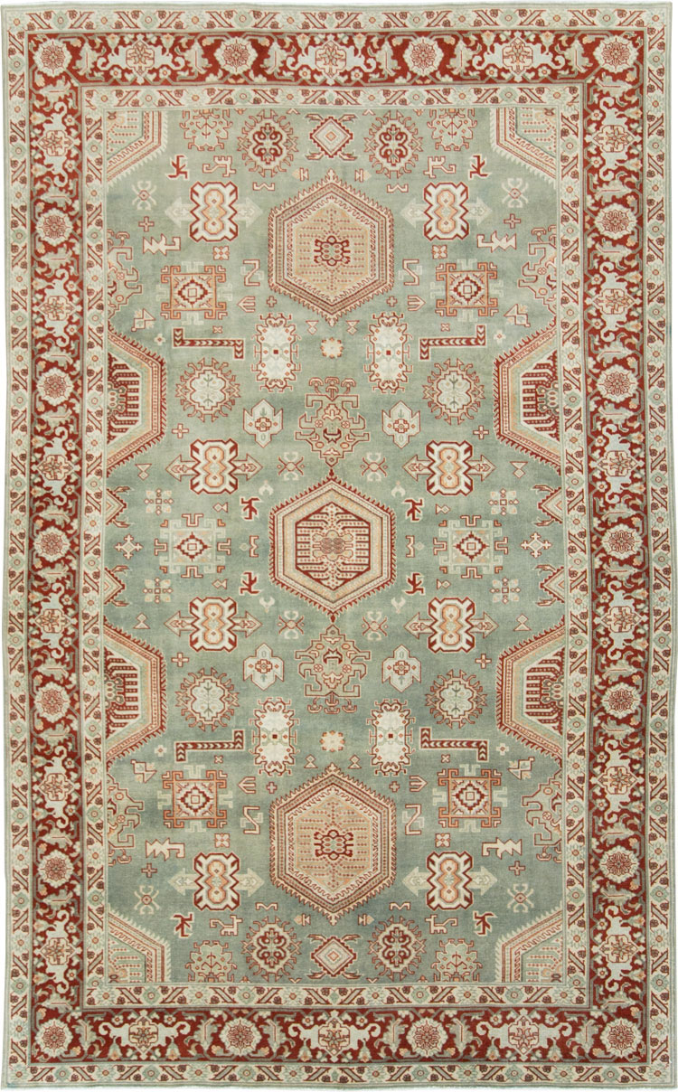 Vintage Persian Tabriz Carpet, No.28749 - Gsblank