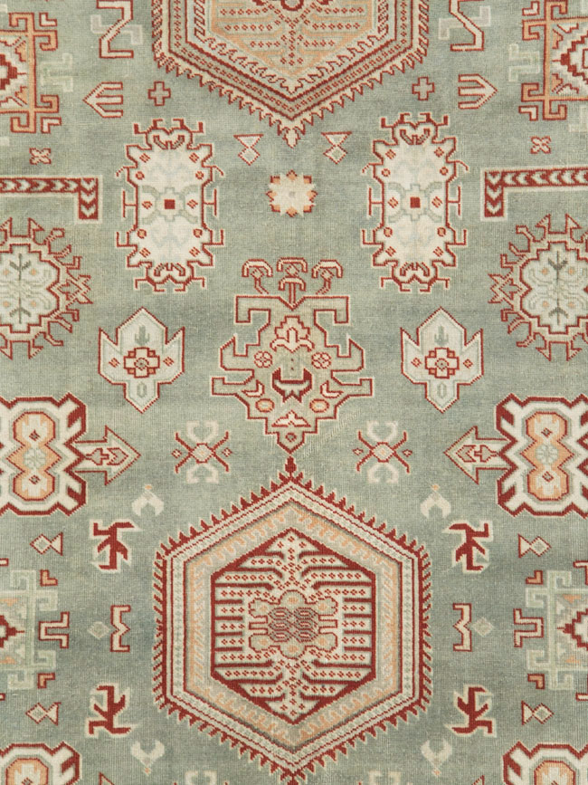 Vintage Persian Tabriz Carpet, No.28749 - Gsblank