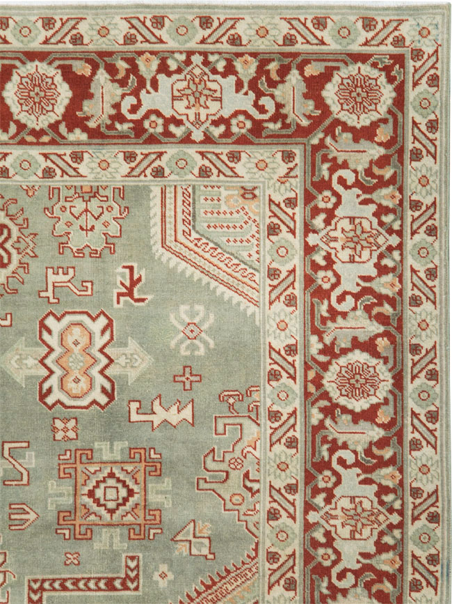 Vintage Persian Tabriz Carpet, No.28749 - Gsblank