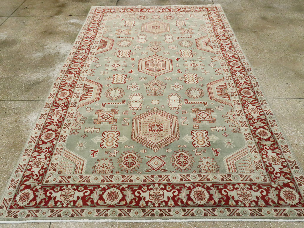Vintage Persian Tabriz Carpet, No.28749 - Gsblank
