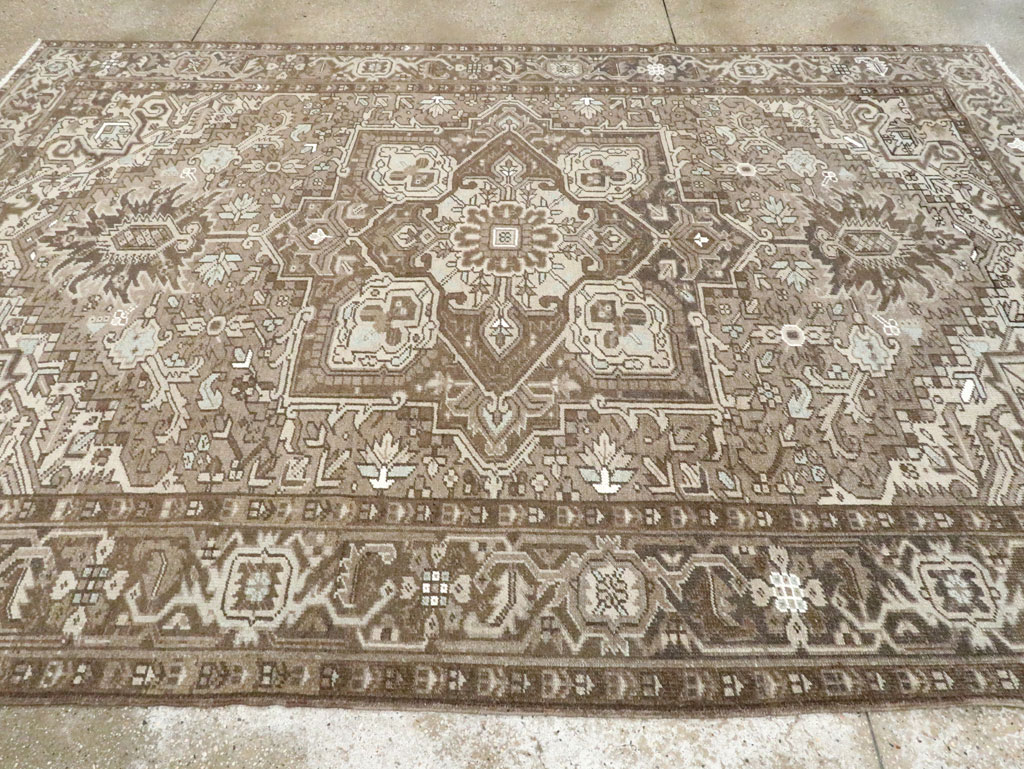 Vintage Persian Heriz Carpet, No.28750 - Gsblank