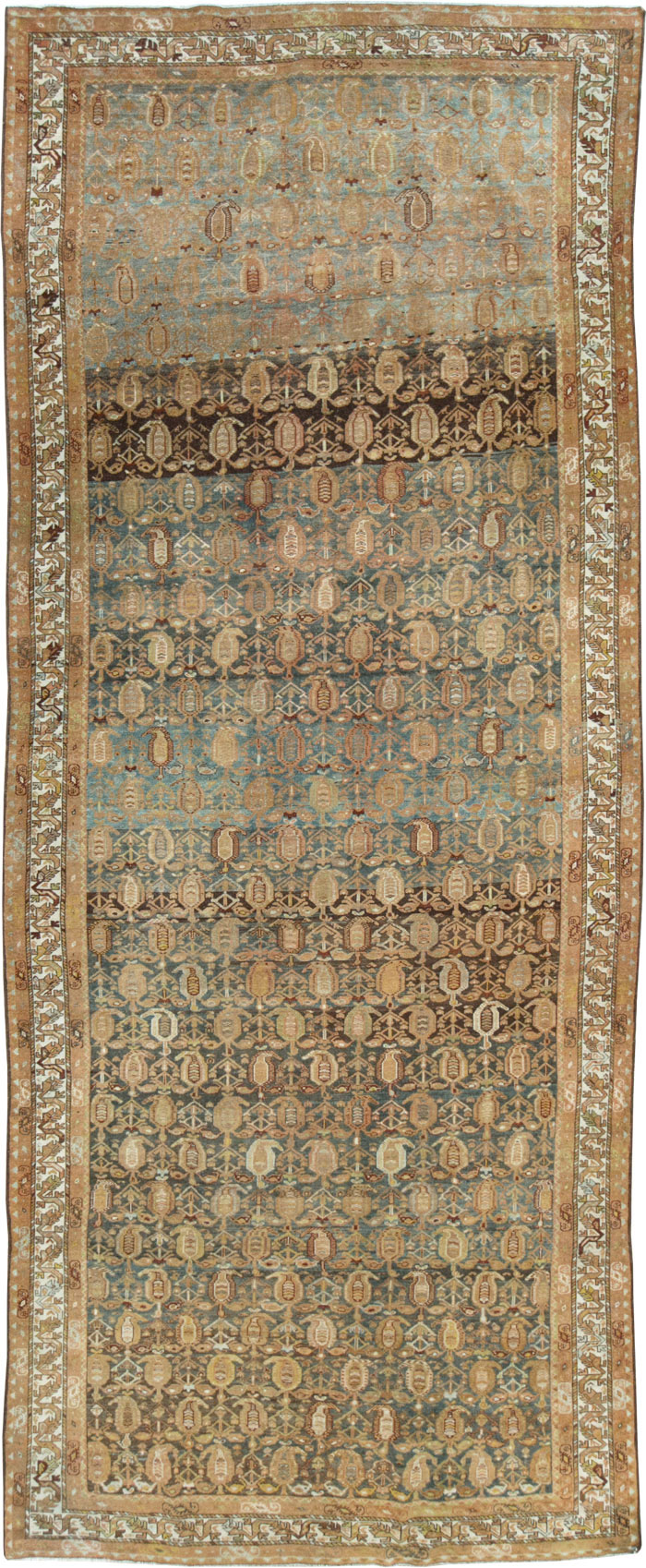 Antique Persian Malayer Large Gallery Carpet, No.28751 - Gsblank