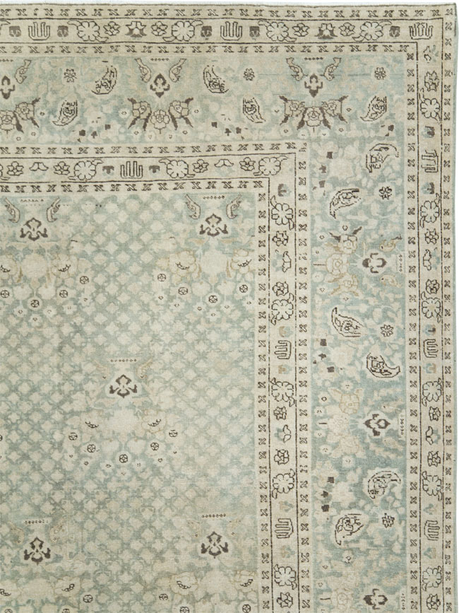 Vintage Persian Tabriz Carpet, No.28753 - Gsblank