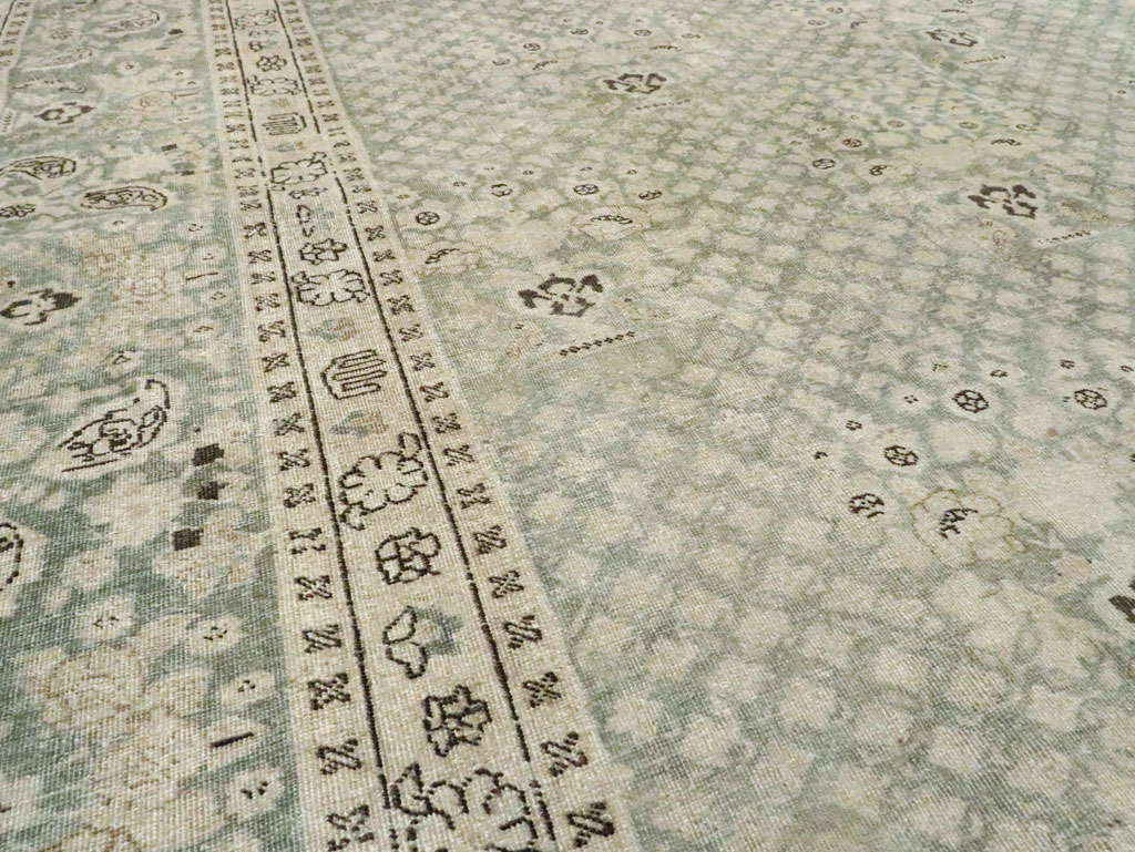 Vintage Persian Tabriz Carpet, No.28753 - Gsblank