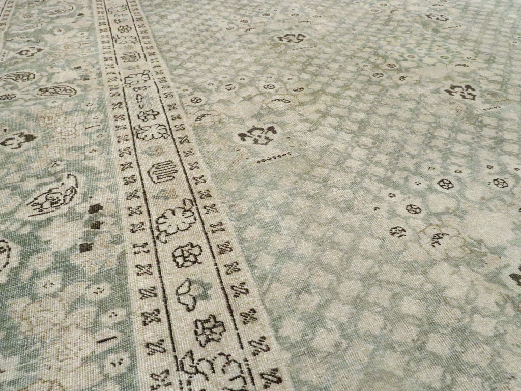 Vintage Persian Tabriz Carpet, No.28753 - Gsblank