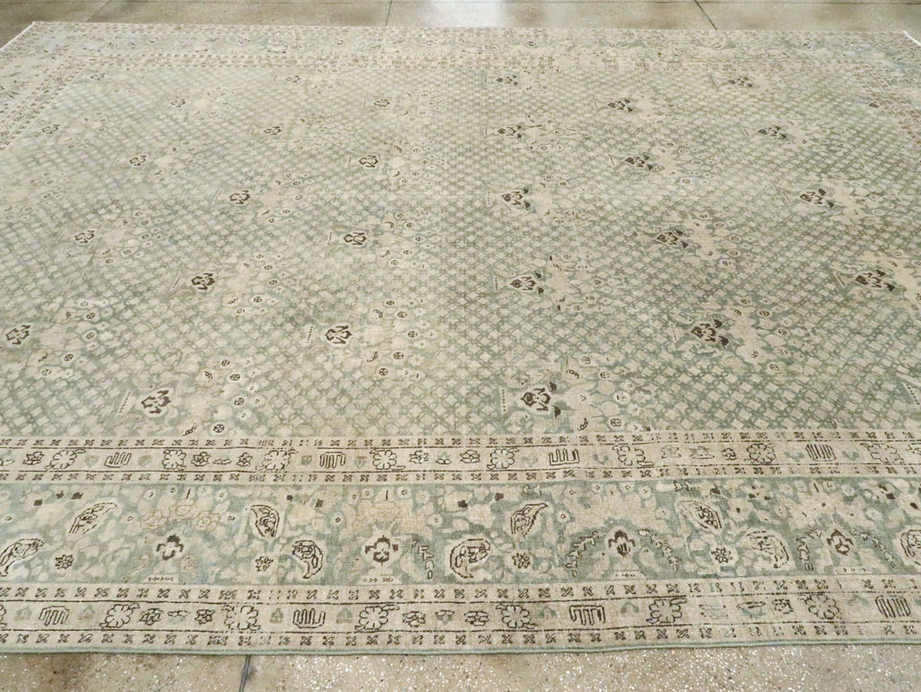 Vintage Persian Tabriz Carpet, No.28753 - Gsblank
