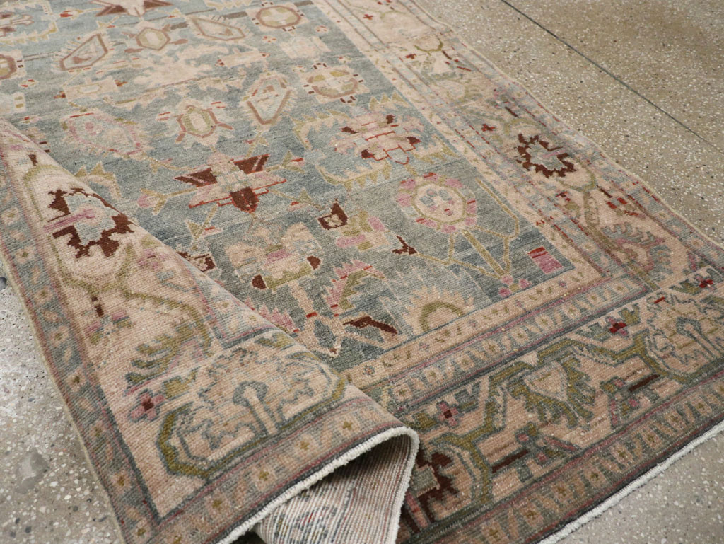Vintage Persian Malayer Accent Rug, No.28757 - Gsblank