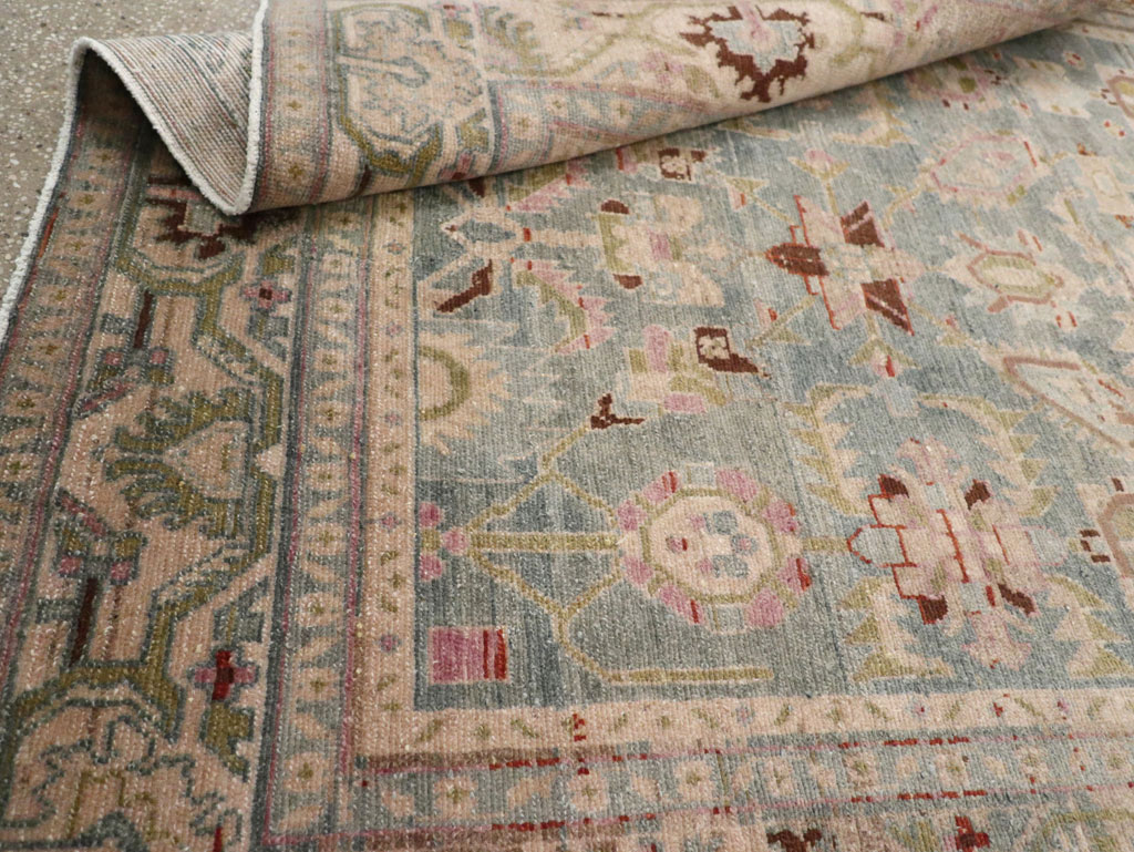 Vintage Persian Malayer Accent Rug, No.28757 - Gsblank