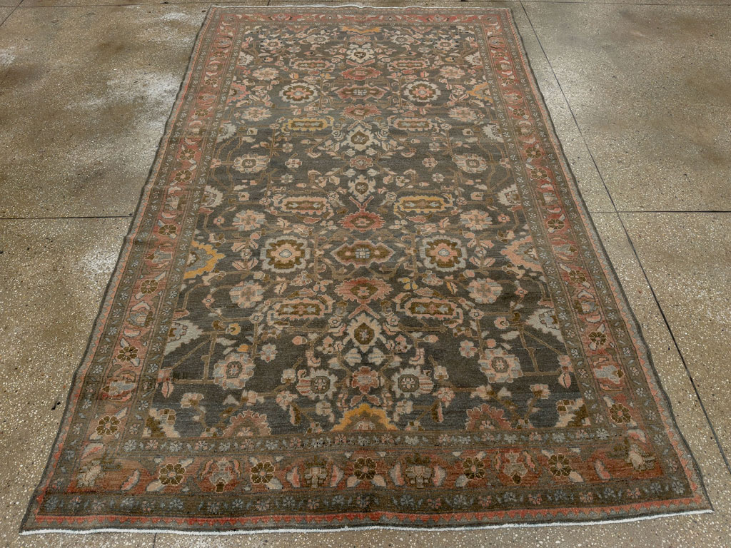Vintage Persian Malayer Accent Rug, No.28758 - Gsblank
