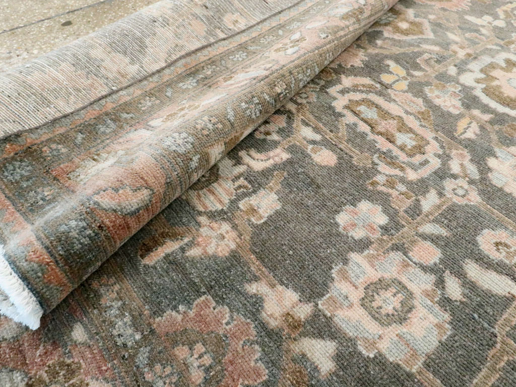 Vintage Persian Malayer Accent Rug, No.28758 - Gsblank