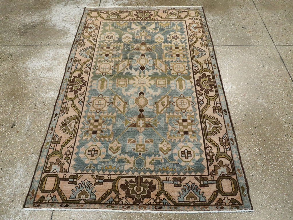 Vintage Persian Malayer Rug, No.28759 - Gsblank