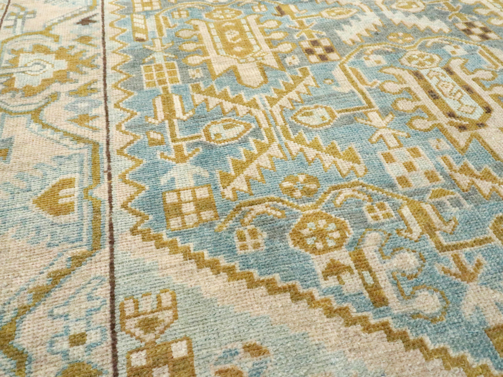 Vintage Persian Malayer Accent Rug, No.28763 - Gsblank