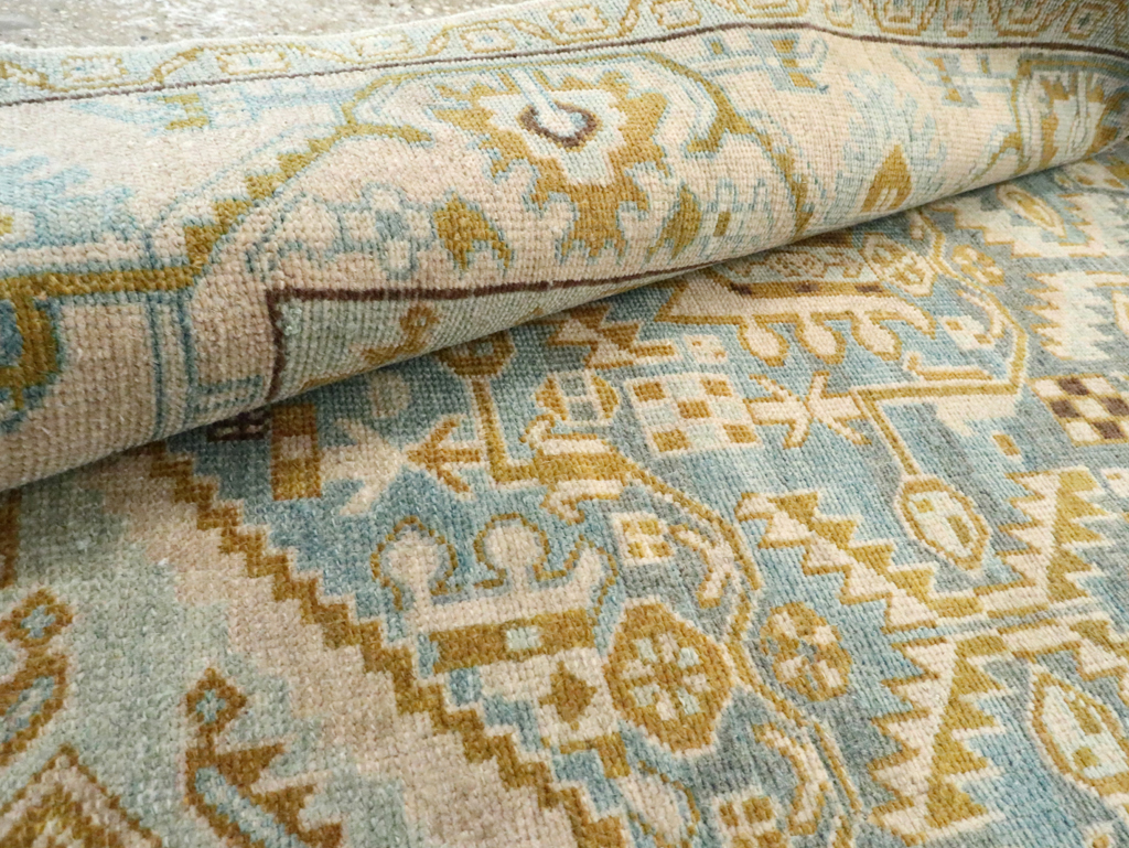 Vintage Persian Malayer Accent Rug, No.28763 - Gsblank