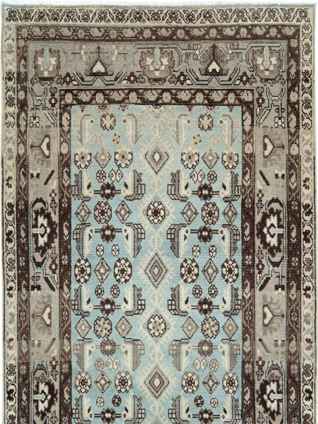 Vintage Persian Malayer Long Runner (Pair: 2 of 2), No.28764 - Gsblank