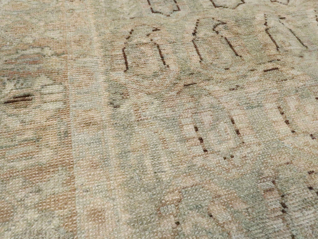 Vintage Persian Malayer Throw Rug, No.28765 - Gsblank