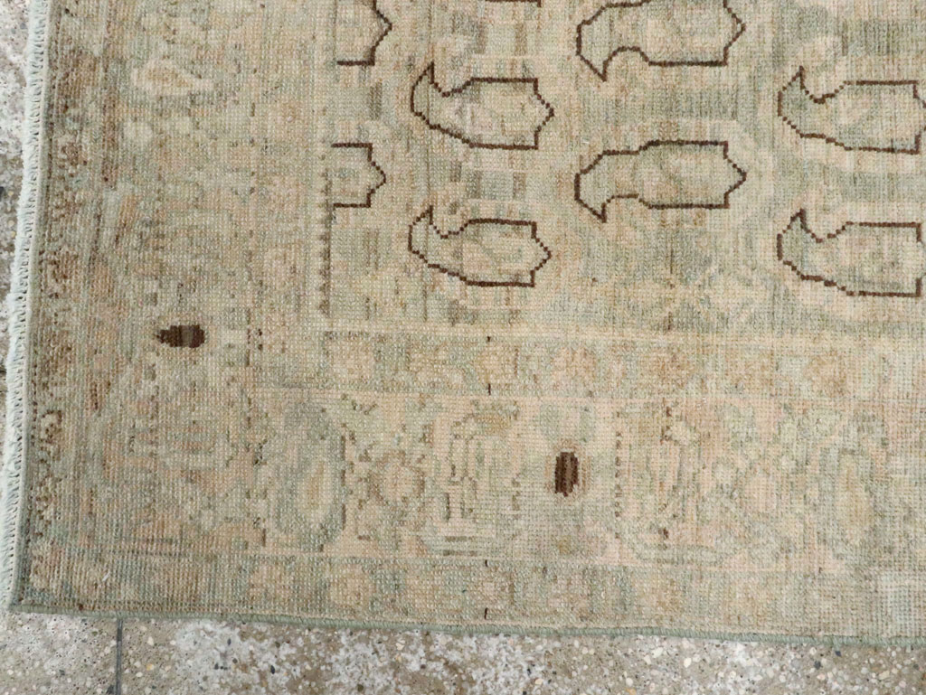 Vintage Persian Malayer Throw Rug, No.28765 - Gsblank