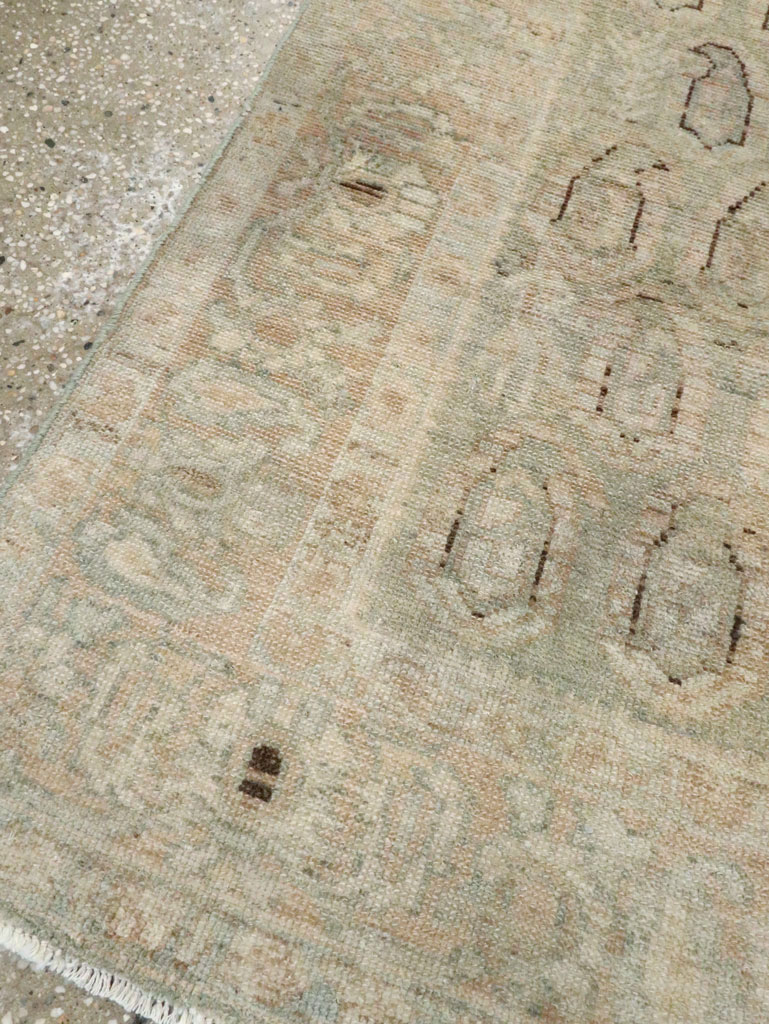 Vintage Persian Malayer Throw Rug, No.28765 - Gsblank