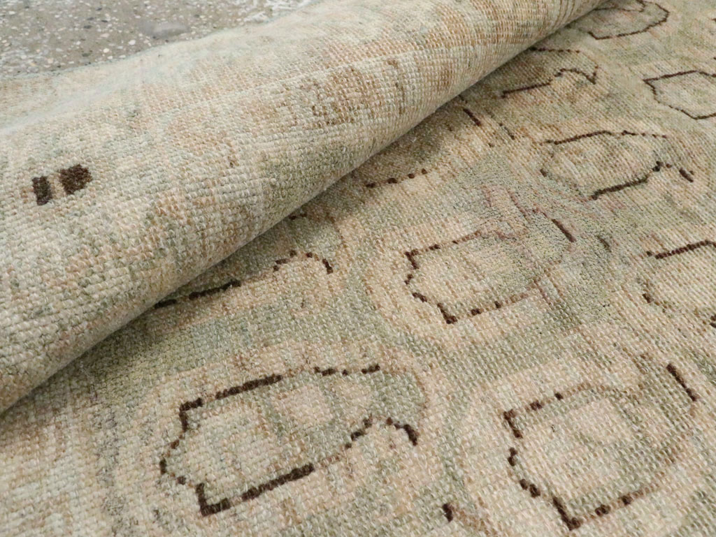 Vintage Persian Malayer Throw Rug, No.28765 - Gsblank