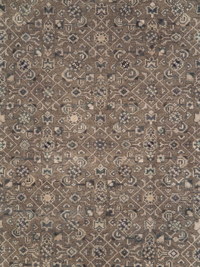 Vintage Persian Malayer Wide Gallery Runner, No.28767 - Gsblank