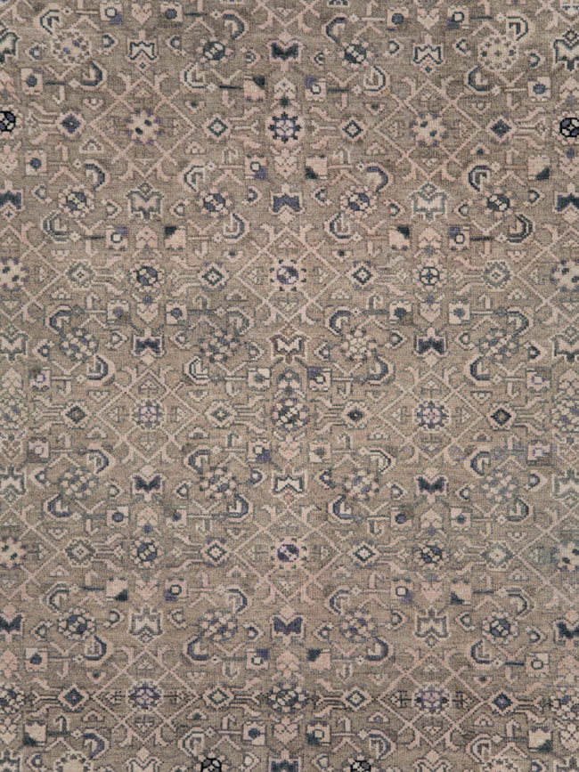 Vintage Persian Malayer Wide Gallery Runner, No.28770 - Gsblank