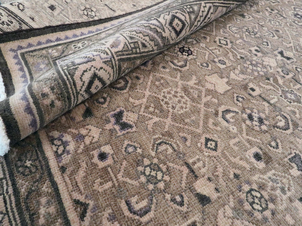 Vintage Persian Malayer Wide Gallery Runner, No.28770 - Gsblank