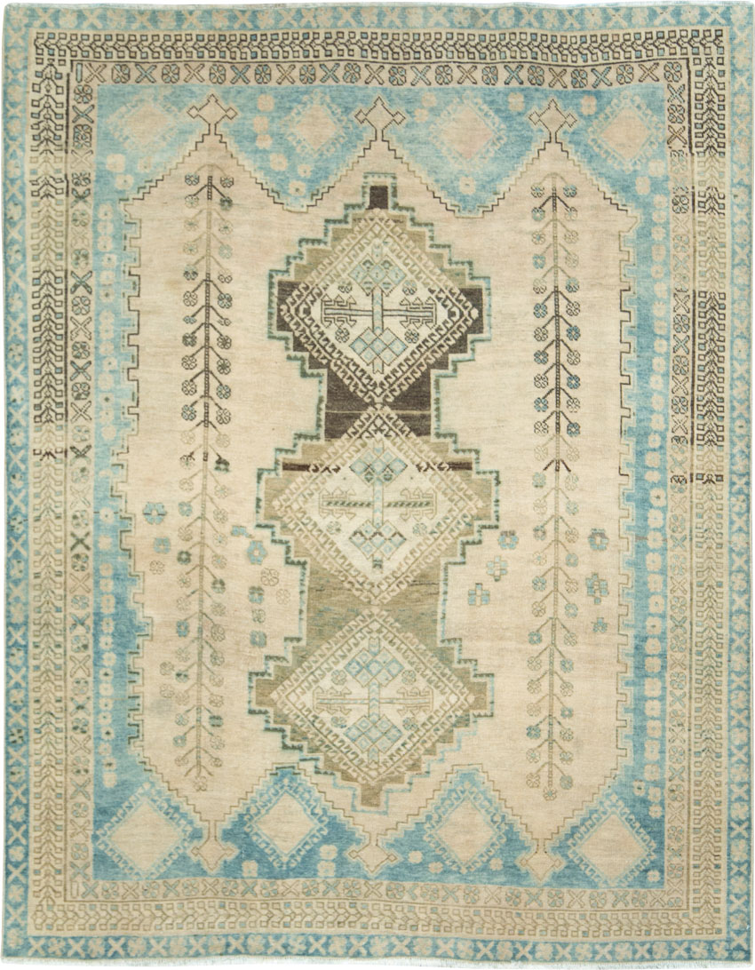 Vintage Persian Afshar Rug, No.28771 - Gsblank