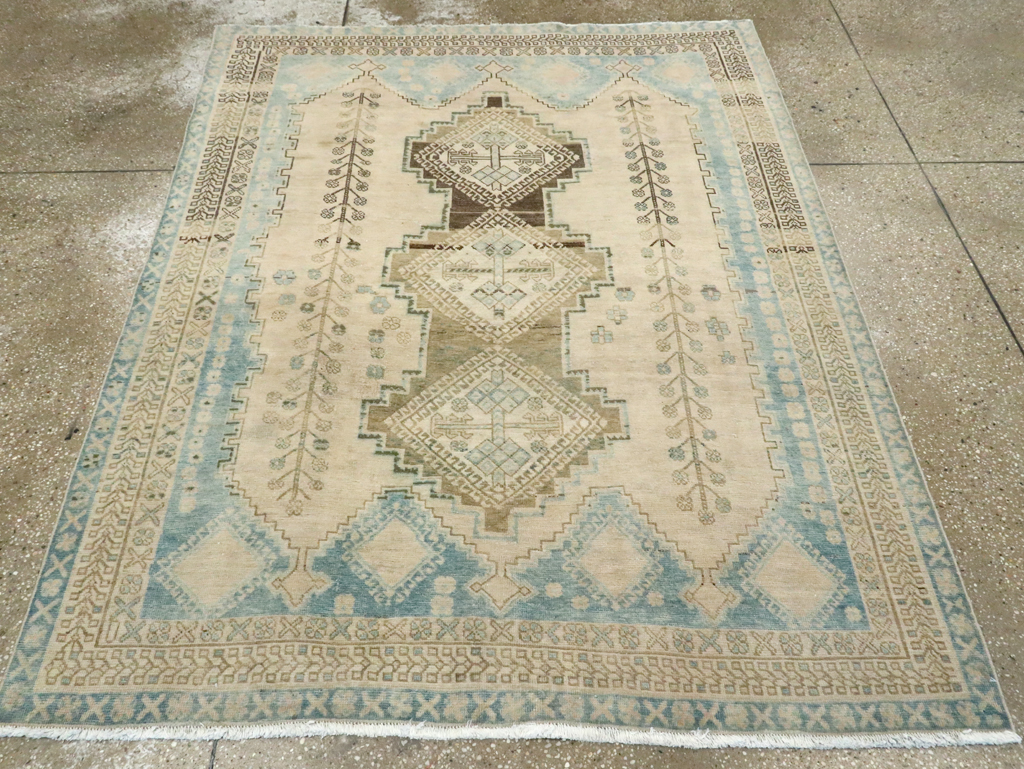 Vintage Persian Afshar Rug, No.28771 - Gsblank
