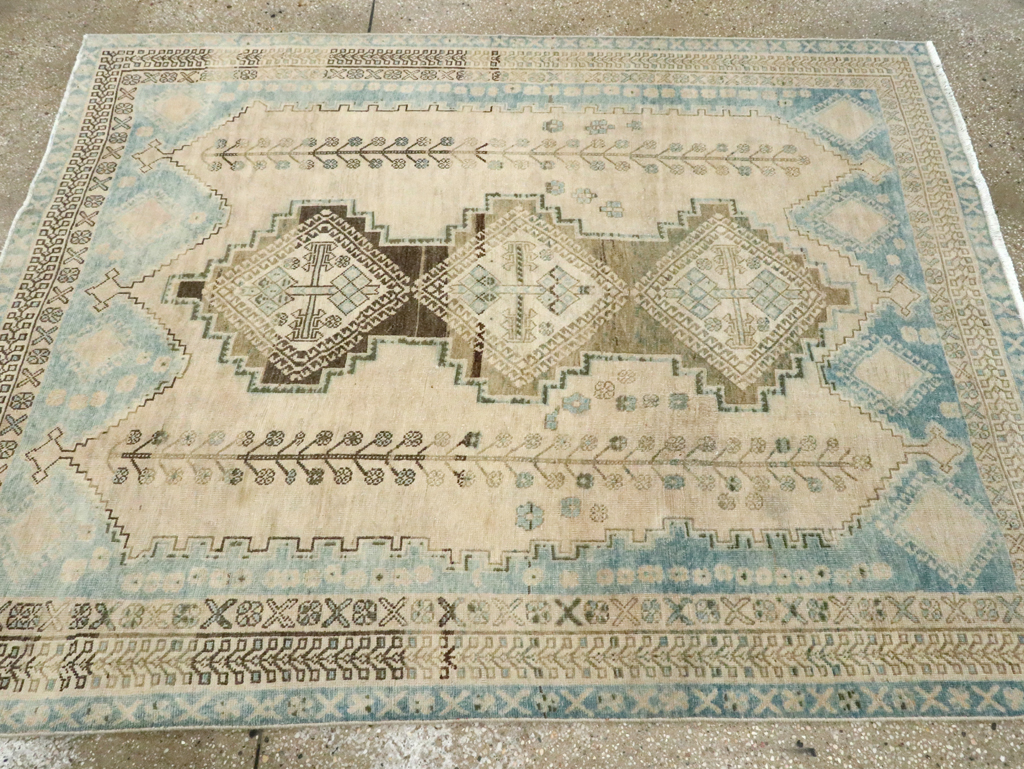 Vintage Persian Afshar Rug, No.28771 - Gsblank