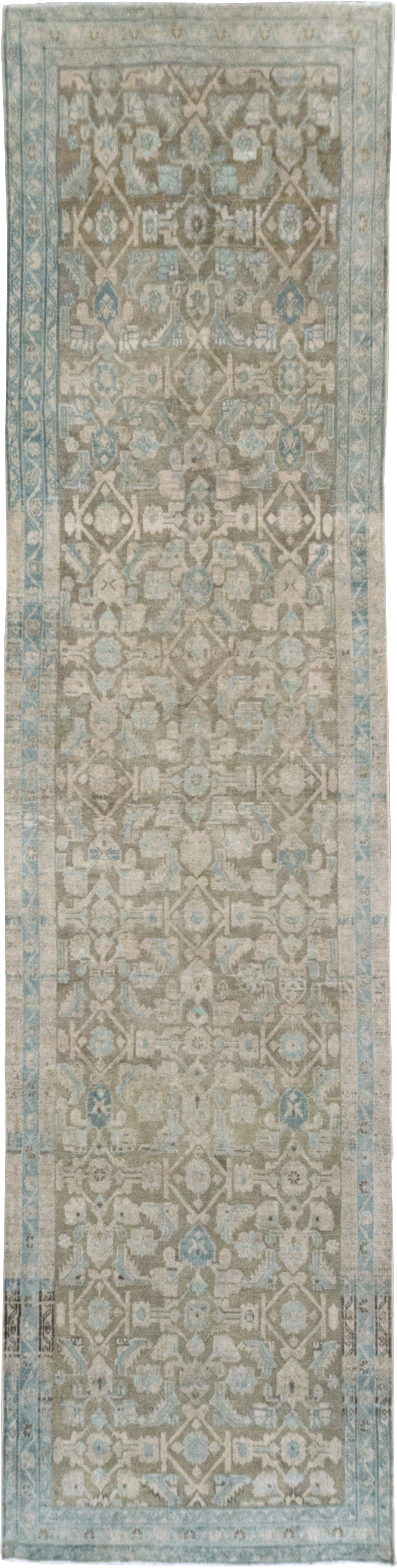 Vintage Persian Malayer Wide Gallery Runner, No.28776 - Gsblank