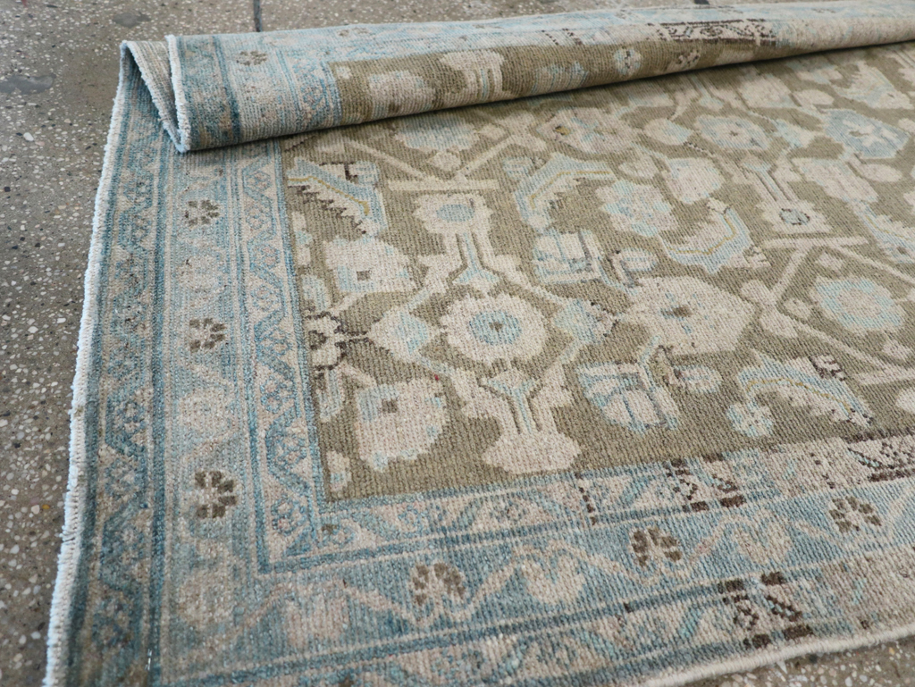 Vintage Persian Malayer Wide Gallery Runner, No.28776 - Gsblank