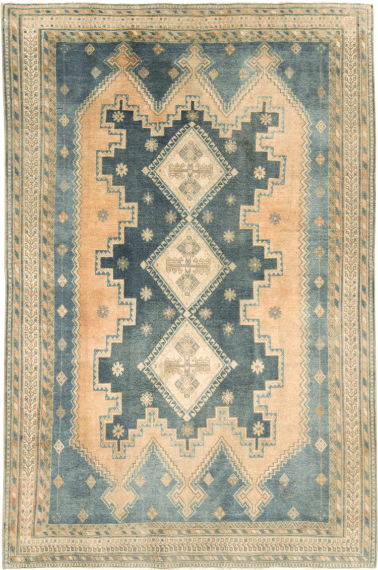Vintage Persian Afshar Rug, No.28779 - Gsblank