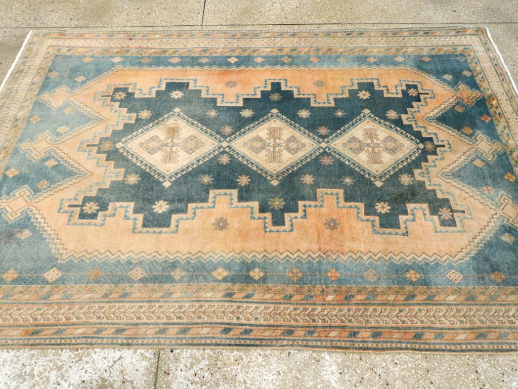 Vintage Persian Afshar Rug, No.28779 - Gsblank