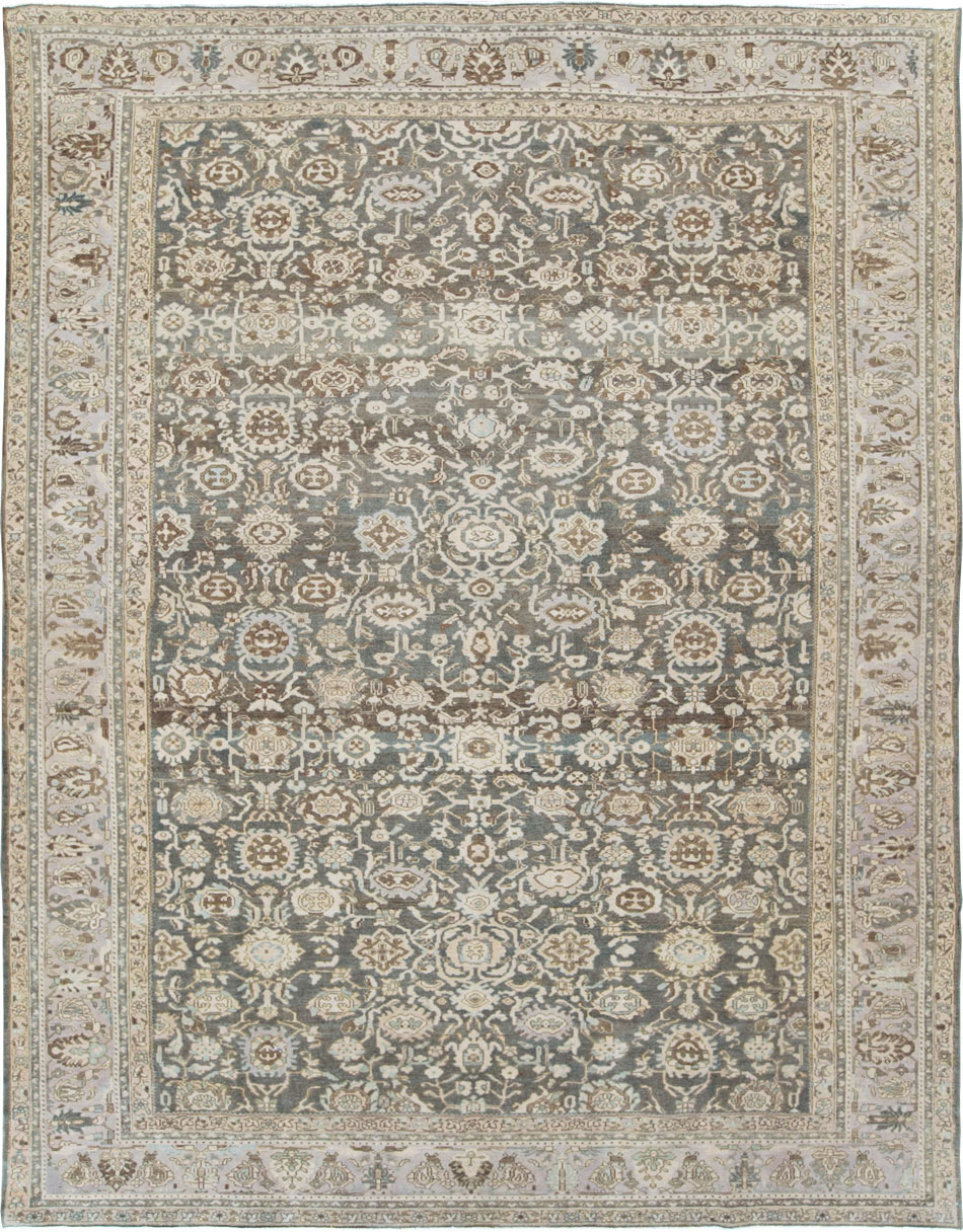 Vintage Persian Malayer Room Size Carpet, No.28781 - Gsblank
