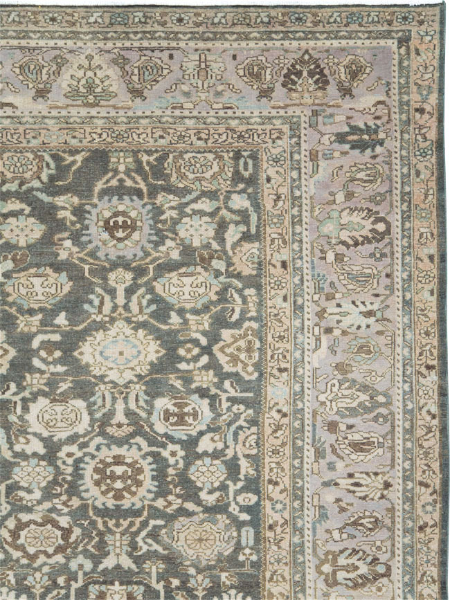 Vintage Persian Malayer Room Size Carpet, No.28781 - Gsblank