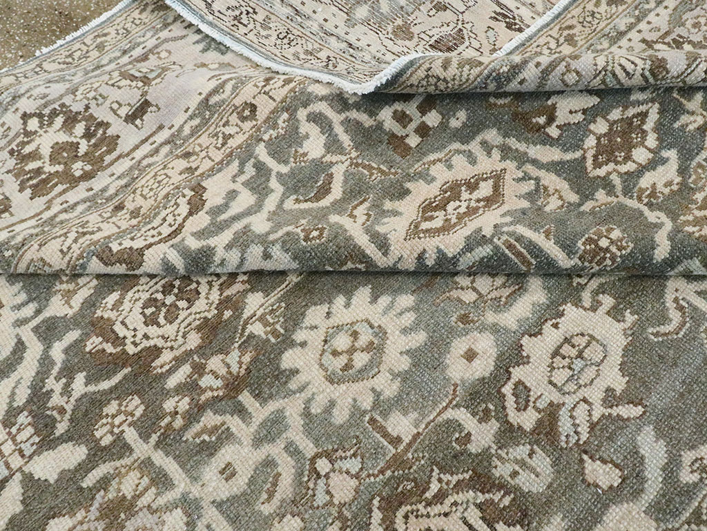 Vintage Persian Malayer Room Size Carpet, No.28781 - Gsblank