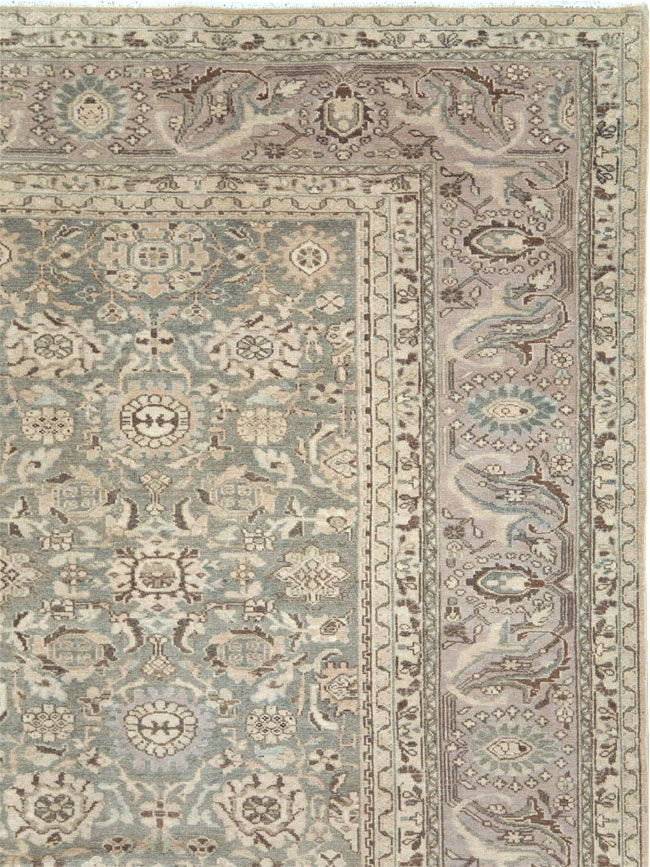 Vintage Persian Malayer Room Size Carpet, No.28782 - Gsblank