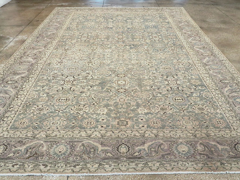 Vintage Persian Malayer Room Size Carpet, No.28782 - Gsblank