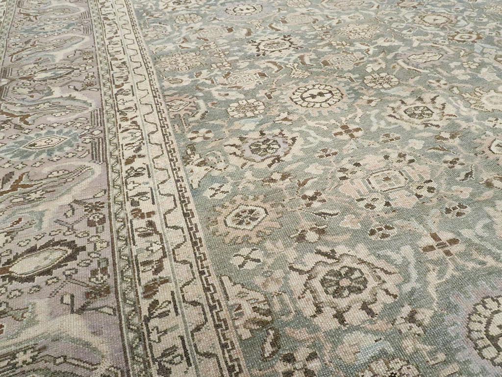 Vintage Persian Malayer Room Size Carpet, No.28782 - Gsblank