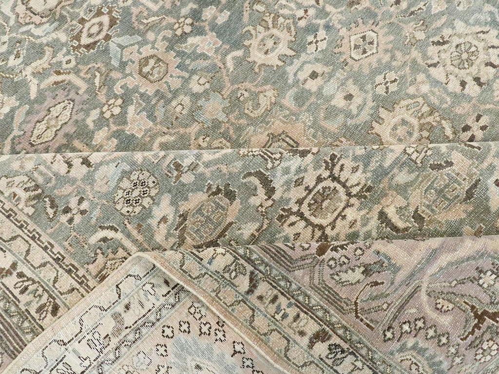 Vintage Persian Malayer Room Size Carpet, No.28782 - Gsblank