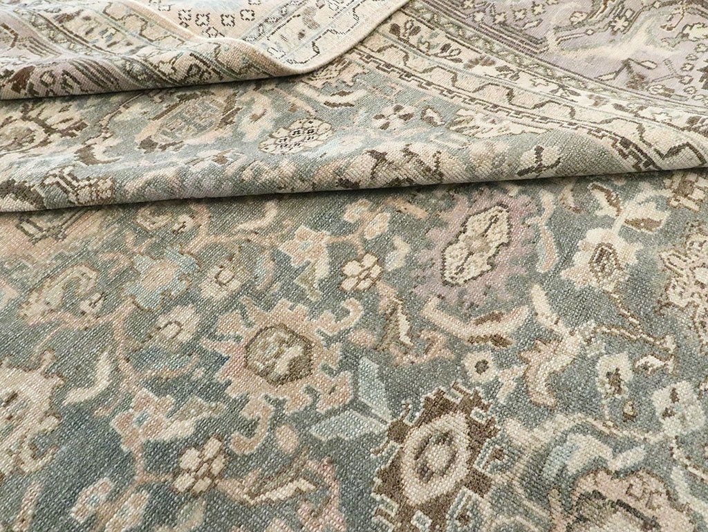 Vintage Persian Malayer Room Size Carpet, No.28782 - Gsblank