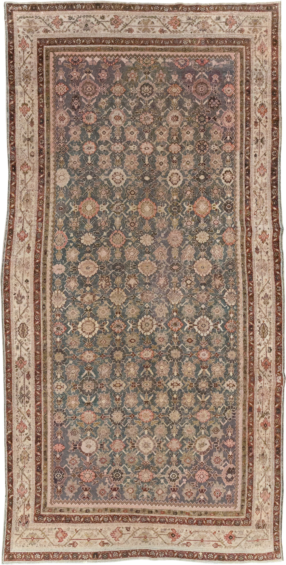Antique Persian Malayer Gallery Accent Rug, No.28785 - Gsblank